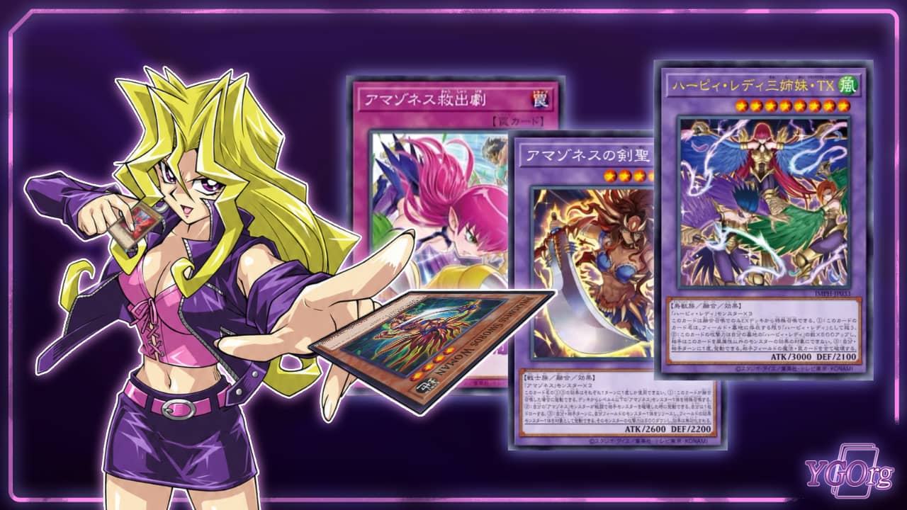 Yu-Gi-Oh! IMPH apporterait un deck Amazoness et Harpie pour Mai Valentine