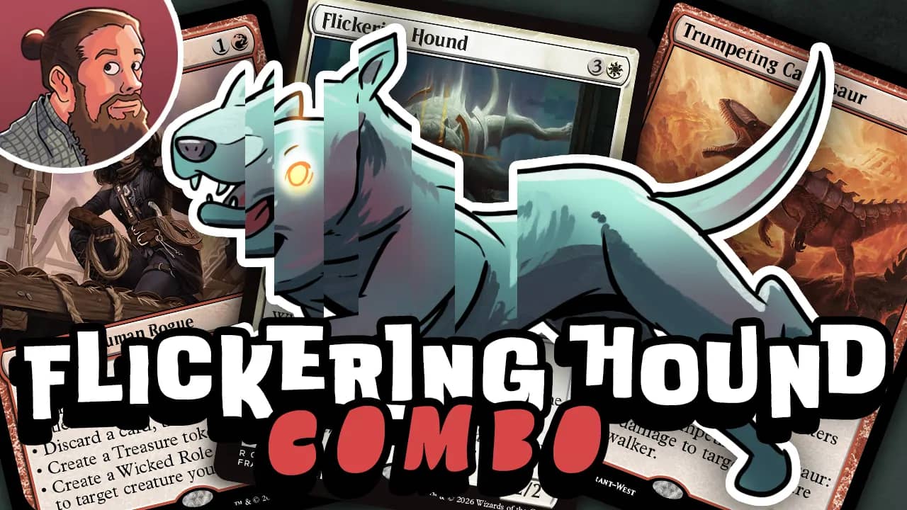 Magic Standard Combo Deck: Flickering Hound and Trumpeting Carnosaur Loop, October 2026