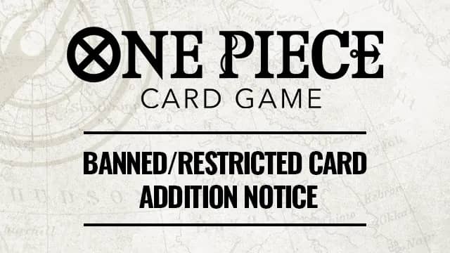 Banned/Restricted Cards effective from October 12, 2026 has been announced.