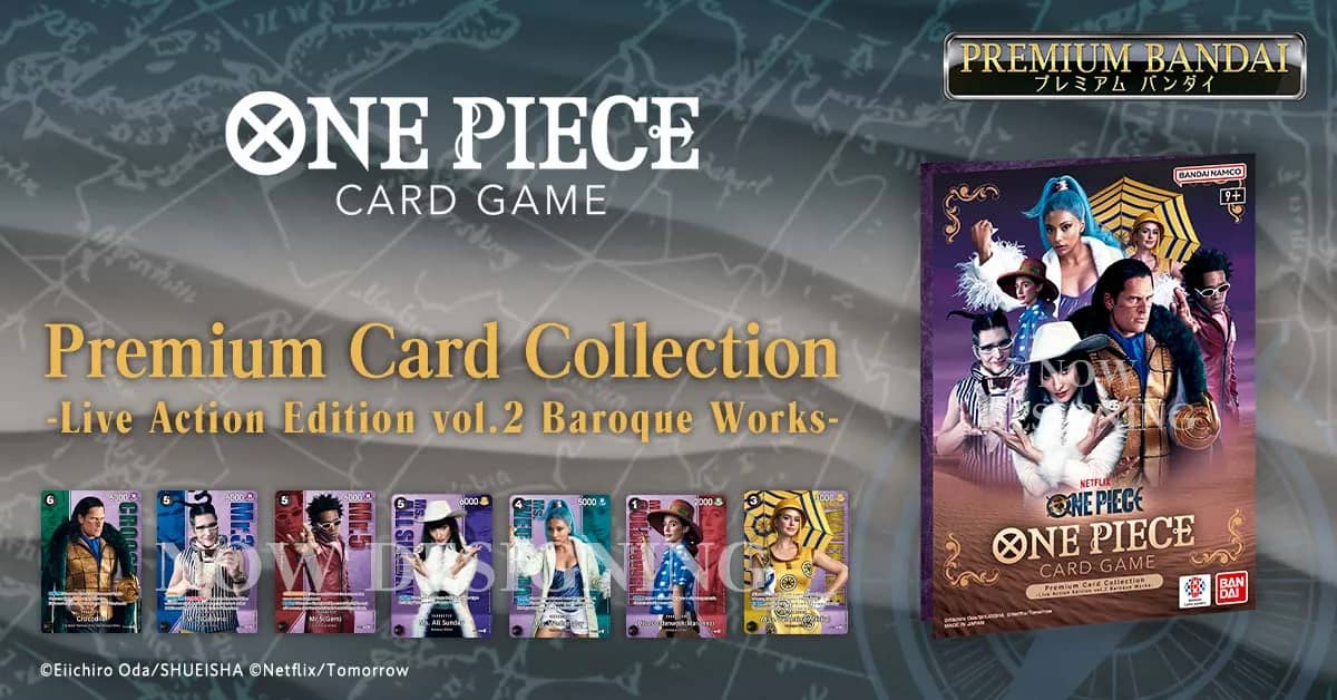 One Piece Card Game Baroque Works set: 7 cards, $20.00, November 2026