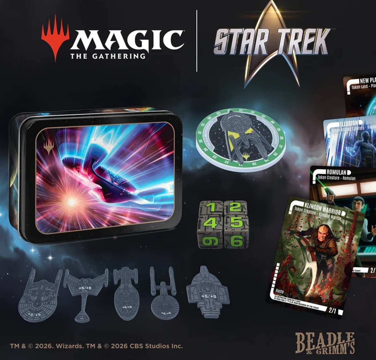 Star Trek Token Set by Beadle & Grimm's