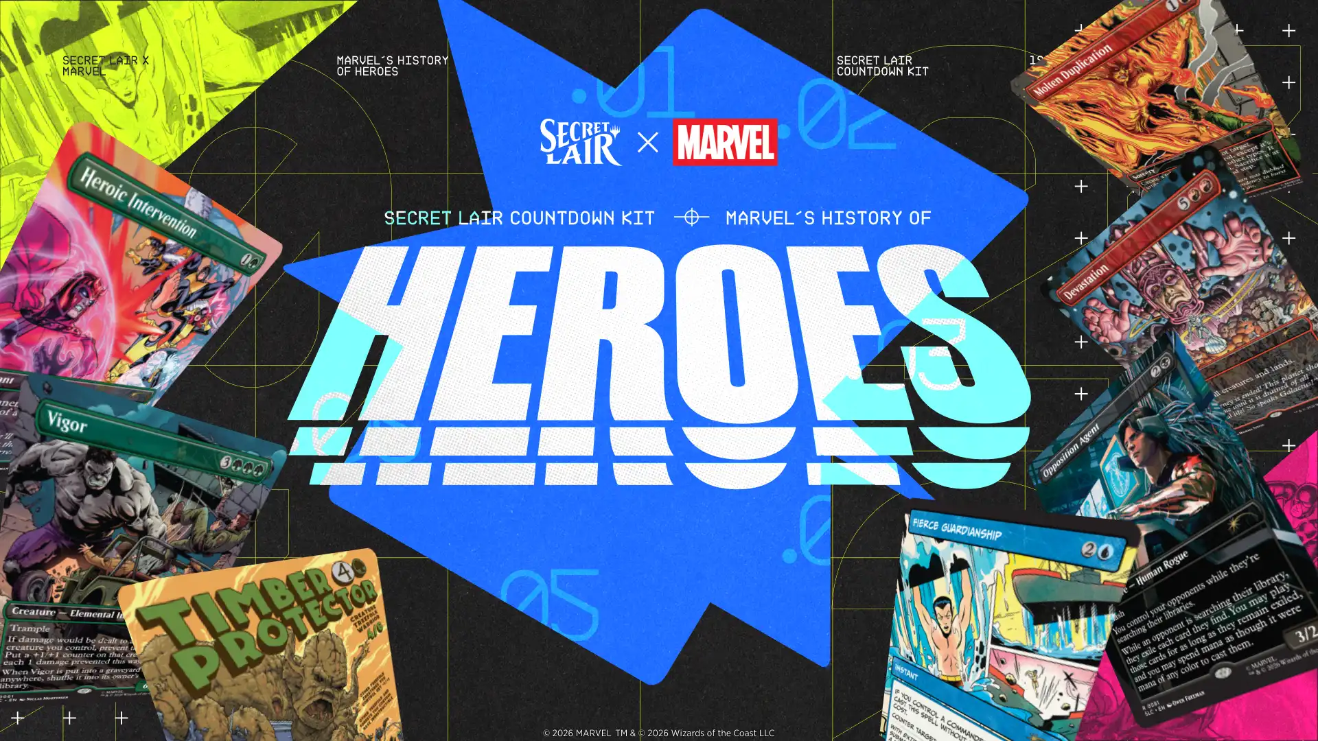 Marvel Secret Lair Countdown Kit