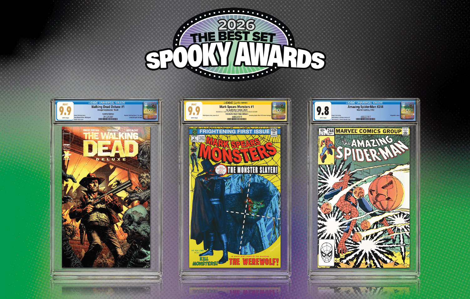 CGC Spooky Awards 2026 : Walking Dead, Mark Spears et Hobgoblin gagnent
