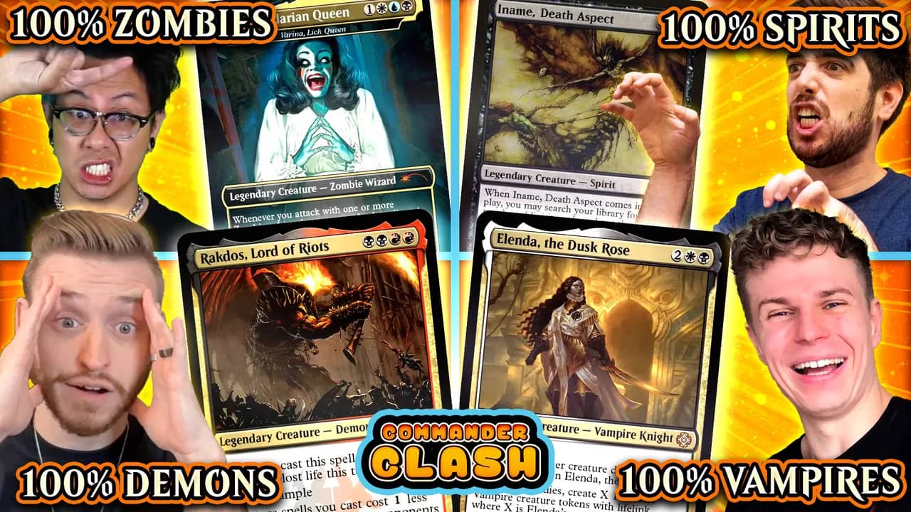 Commander Clash S20 E24 Pits Zombies, Vampires, Demons and Spirits