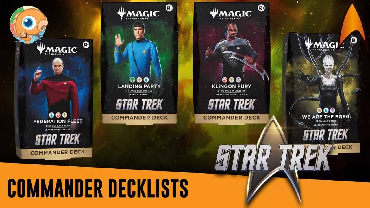 Magic: The Gathering Star Trek Commander Decklists: MTGGoldfish Posts Two Versions