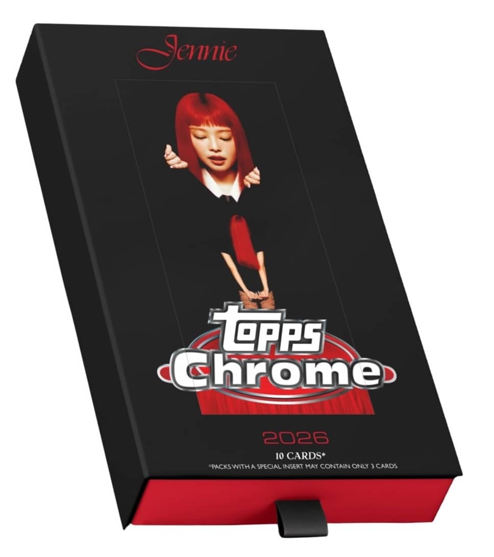 Sealed hobby box for 2026 Topps Chrome X Jennie