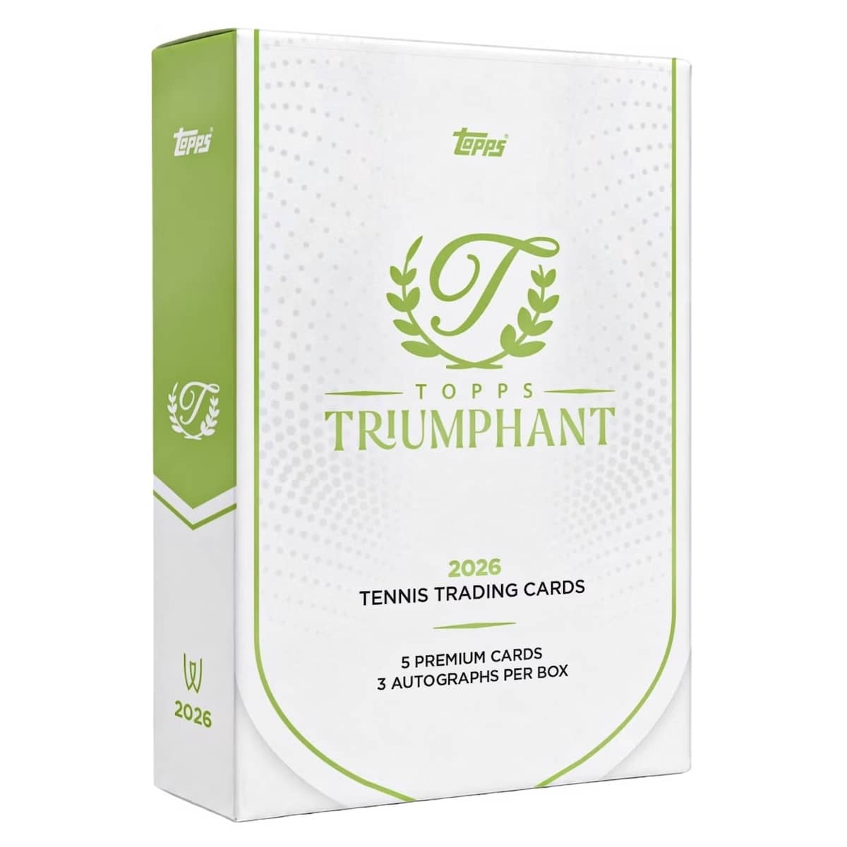 Topps Triumphant Tennis : box à environ 152 €, 3 autographes, sortie estimée au 17 novembre