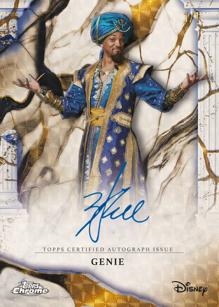 Will Smith dans le rôle de Genie, Immortal Autographs Chrome SuperFractor