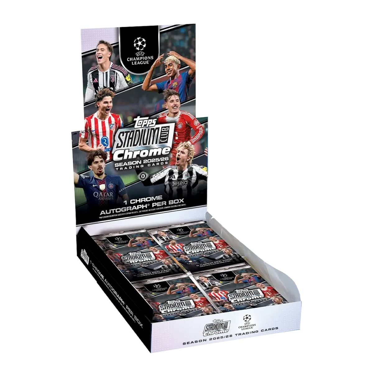 Stadium Club Chrome UCL: Hobby-Box für ca. 214 €, Release laut Schätzung am 4. November