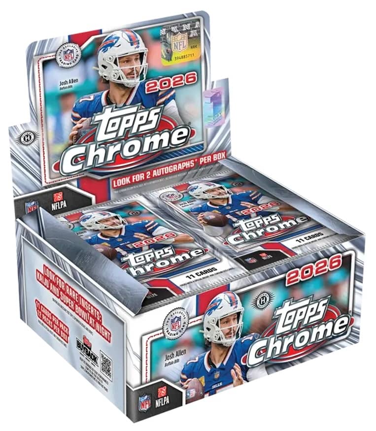 Sealed 2026 Topps Chrome Football FDI Jumbo box
