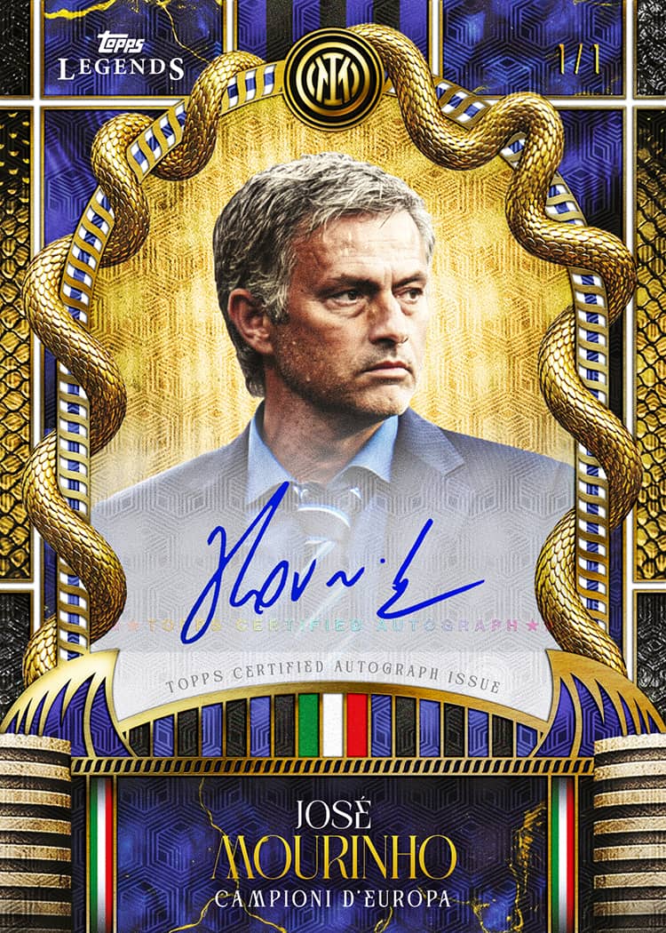 Campioni d'Europa autograph: José Mourinho