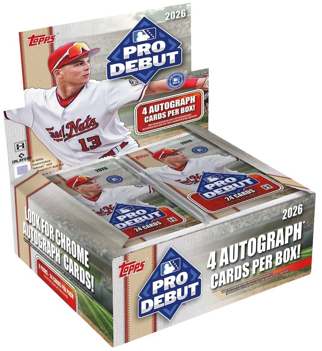 Sealed 2026 Topps Pro Debut Baseball Hobby Jumbo box