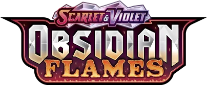 Logo de l'extension Flammes Obsidiennes (OBF) du JCC Pokémon