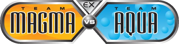 Logo de l'extension EX Team Magma vs Team Aqua (MA) du JCC Pokémon